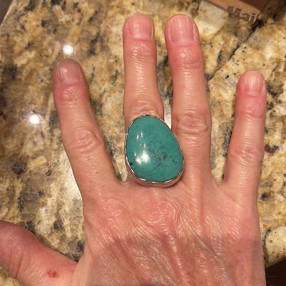 Silpada Turquoise Sterling Silver Ring - Picture 8 of 12